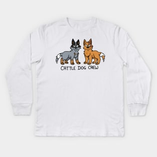 Cattle Dog Crew Kids Long Sleeve T-Shirt